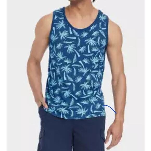 Goodfellow Other - Goodfellow Target Tank top Mens Small palm tree shirt 0628